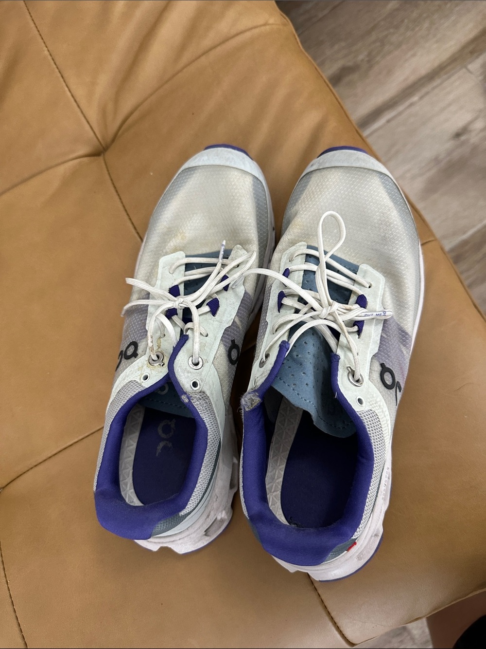 On Running Kids Sneakers in White and Purple